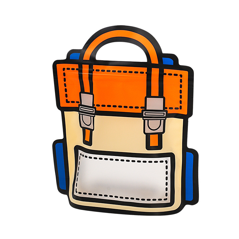 卡通异形零食糖果巧克力生日小礼物袋ins可爱包装袋自封自立袋子