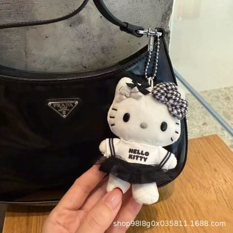 日系可爱魔卡少女Kitty三丽鸥库洛米玉桂狗毛绒公仔挂件玩偶装饰|undefined