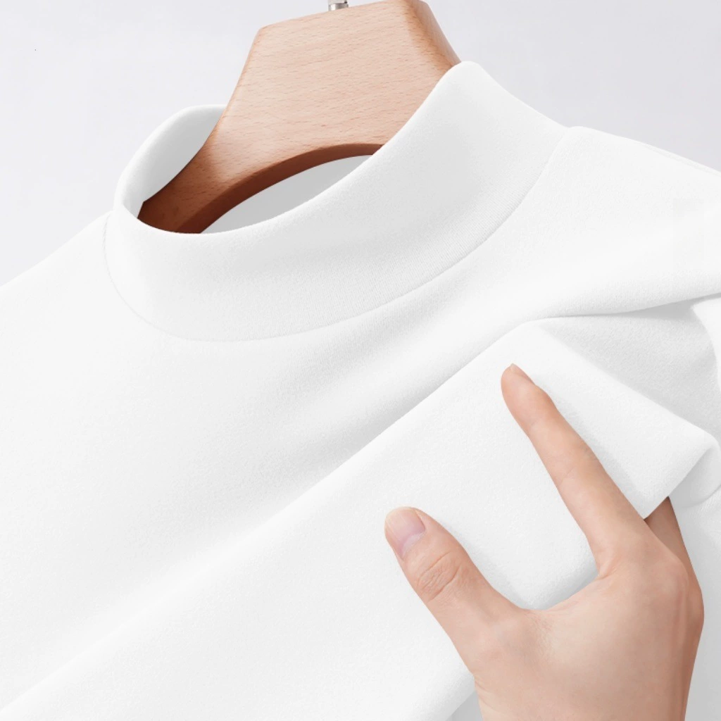 Оптовая продажа осенняя и зимняя дамы с половинным воротником и бархатным теплом