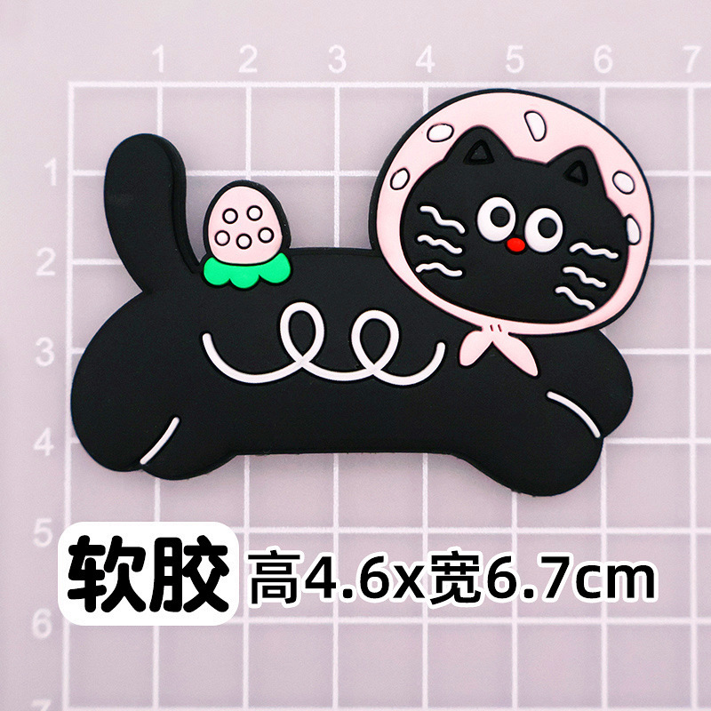 イチゴ猫ヘッドフォン犬 PVC 接着剤アクセサリーパッチ diy 携帯電話ケースアクセサリー材料 ipad 下駄スリッパパッチ|undefined