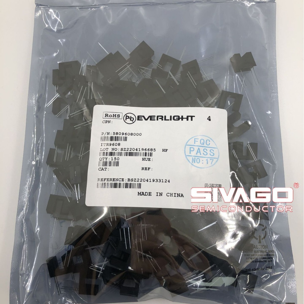 ITR9608 DIP-4对射式 槽宽5MM 槽型光耦 光电传感器开关 亿光
