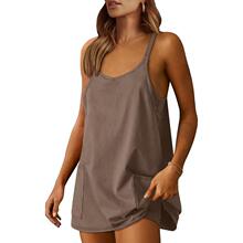 S 26540 Summer Women's Tank Top Shorts Jumpsuit Ůʿ�B�w��ѝ