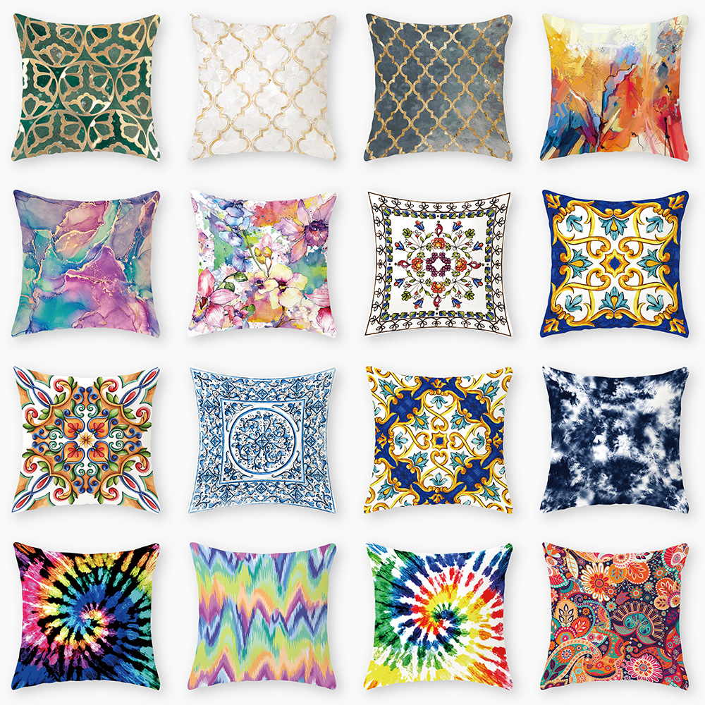 Amazon E-Commerce Nordic Style Sofa Cushion Cover Dropshipping Bohemian Style Office Cushion Pillow Cover
