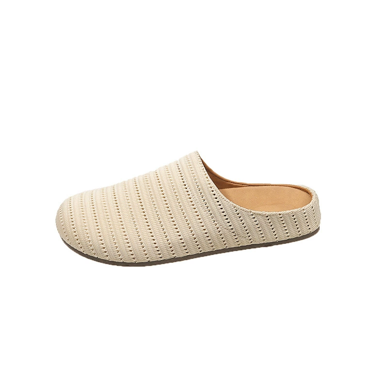 Women’s slip‑on mule knitted upper, breathable backless design, sizes 36–41