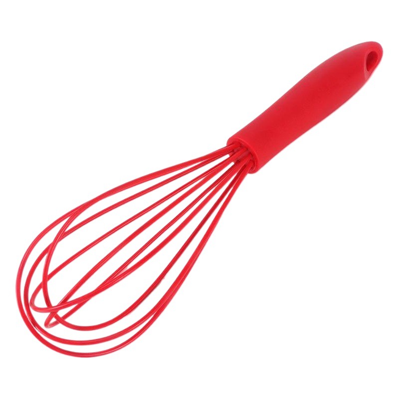 Manufacturer's Ready-Made Silicone Egg Beater Manual Mixer Silicone Baking Creative New Plastic Handle Egg Beater