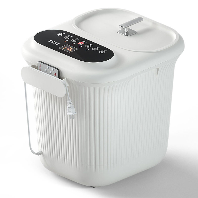 電動足浴槽全自動マッサージ深桶洗足盆足浴器恒温加熱泡足桶水電分離|undefined