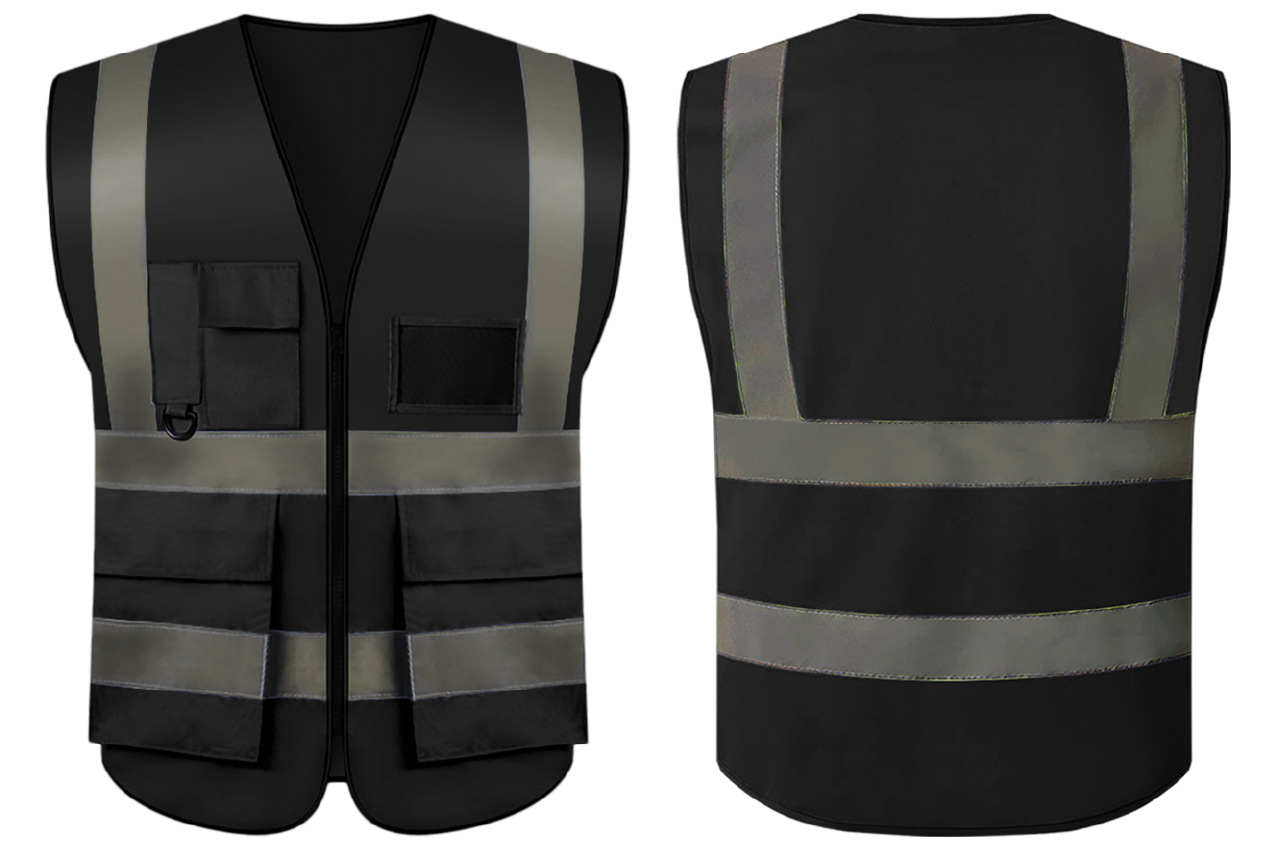 Chaleco de Seguridad Reflectante Multibolsillos para Construcción y Tráfico