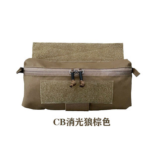 Solid Color Outdoor Training Tactical Function Bag Waist Bag Tactical Chest Hanging Mini Attached Bag Multifunctional Storage Bag