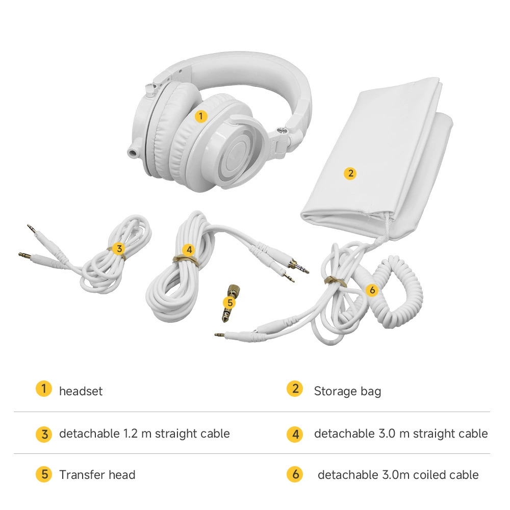 M50x профессиональные мониторные закрытые наушники проводные для компьютера, студийная запись, наушники M50x