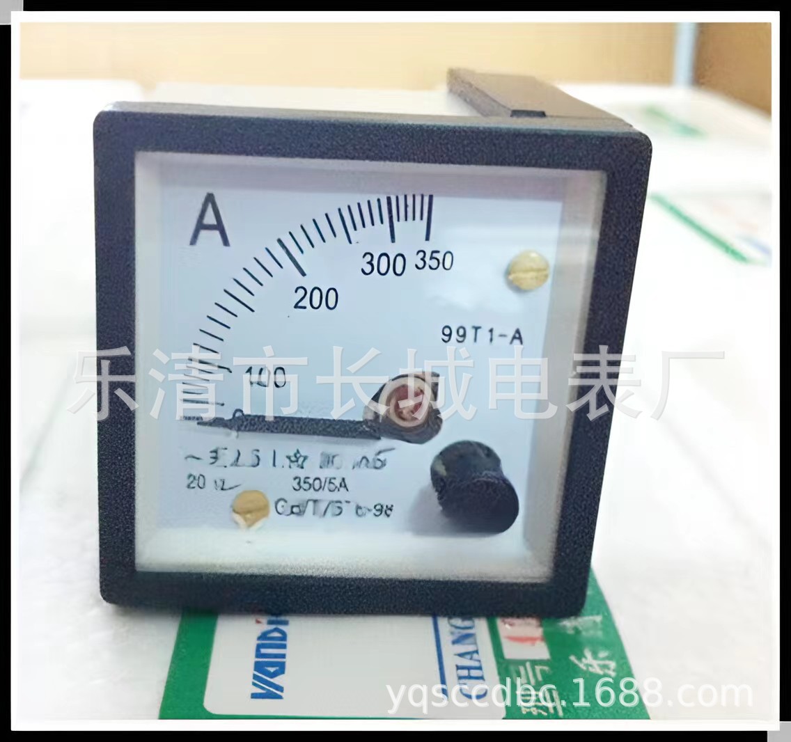 长城电表厂 99T1-A 350/5A 交流指针电流表 厂家直销 48*48