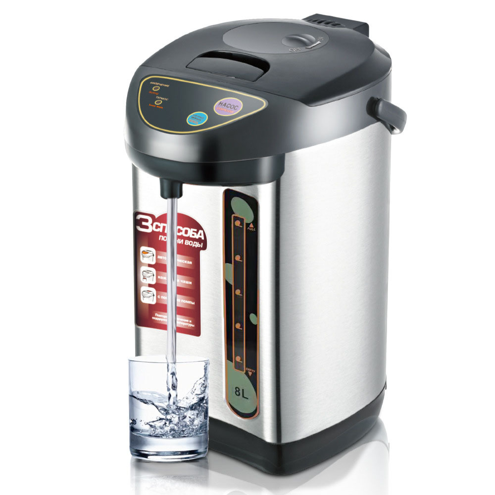 Botella de agua eléctrica transfronteriza de 8L de gran capacidad, hervidor de agua caliente de aislamiento térmico doméstico de oficina, máquina de beber de agua de temperatura constante, hervidor automático de agua