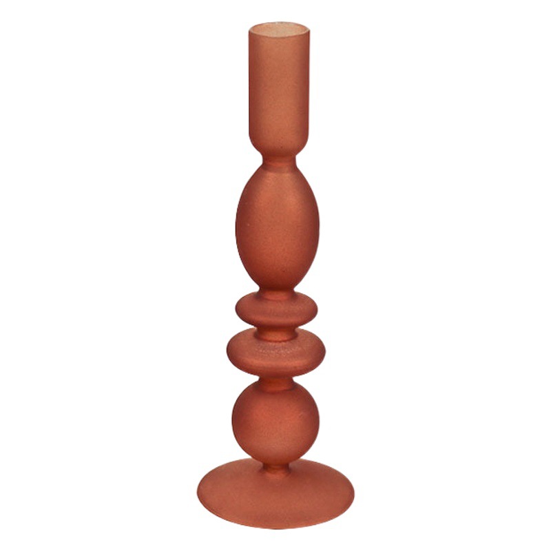 Retro candelabro de cristal creativo candelabro de vidrio decoración del hogar francés europeo Retro Decoración con velas cena banquete