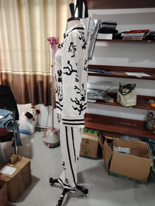 Elegant Printed Women's Pants Set 13