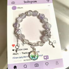 抖音一件代发琉璃手链一鹿有你ins小众设计原创高级感文创手串批