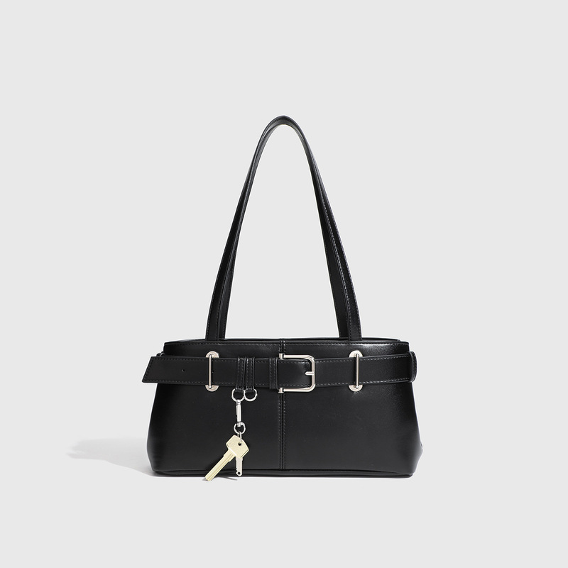 Osoi Korean Hot Girl Motorcycle Original Design Spring and Summer New Luxury Casual Crossbody Keychain Underarm Bag