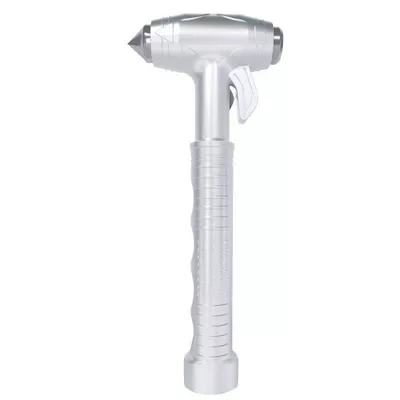 Qəza çəkici Flashlight for Vehicles, Car-Mounted - multifunctional-safety-hammer-silver