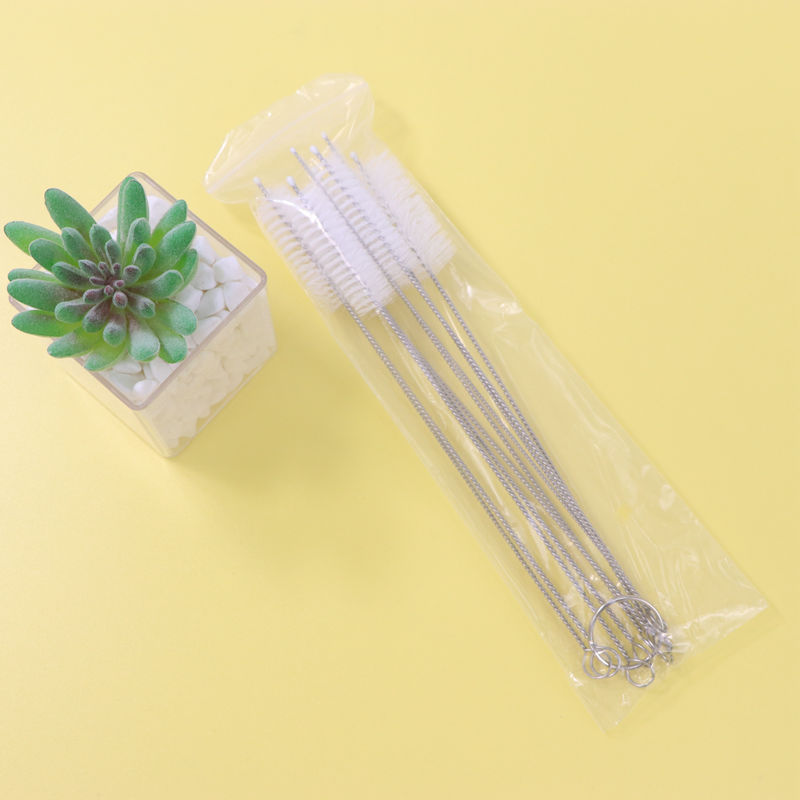 Equipo de tatuaje de hardware herramienta cepillo de limpieza mecánica cepillo de barra de nylon de acero inoxidable conjunto de diez piezas cepillo de limpieza