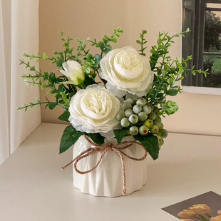 Fake Flowers, Artificial Flower Decorations, Table Floral Decorations, Coffee Table Decorations, Dried Flower Bouquets, Potted Green Plants, Accessible Luxury and Classy