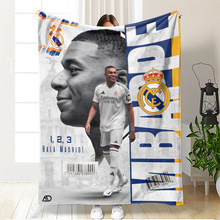 世界杯FIFA足球球星法兰绒毛毯球迷纪念毯子跨境家居沙发盖毯披毯