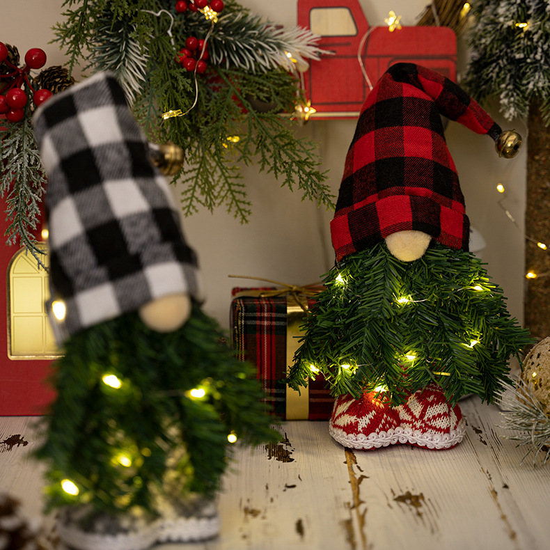 Polyester Material Christmas Festival Christmas Classic Style Color Block Polyester Festival Decorative Props