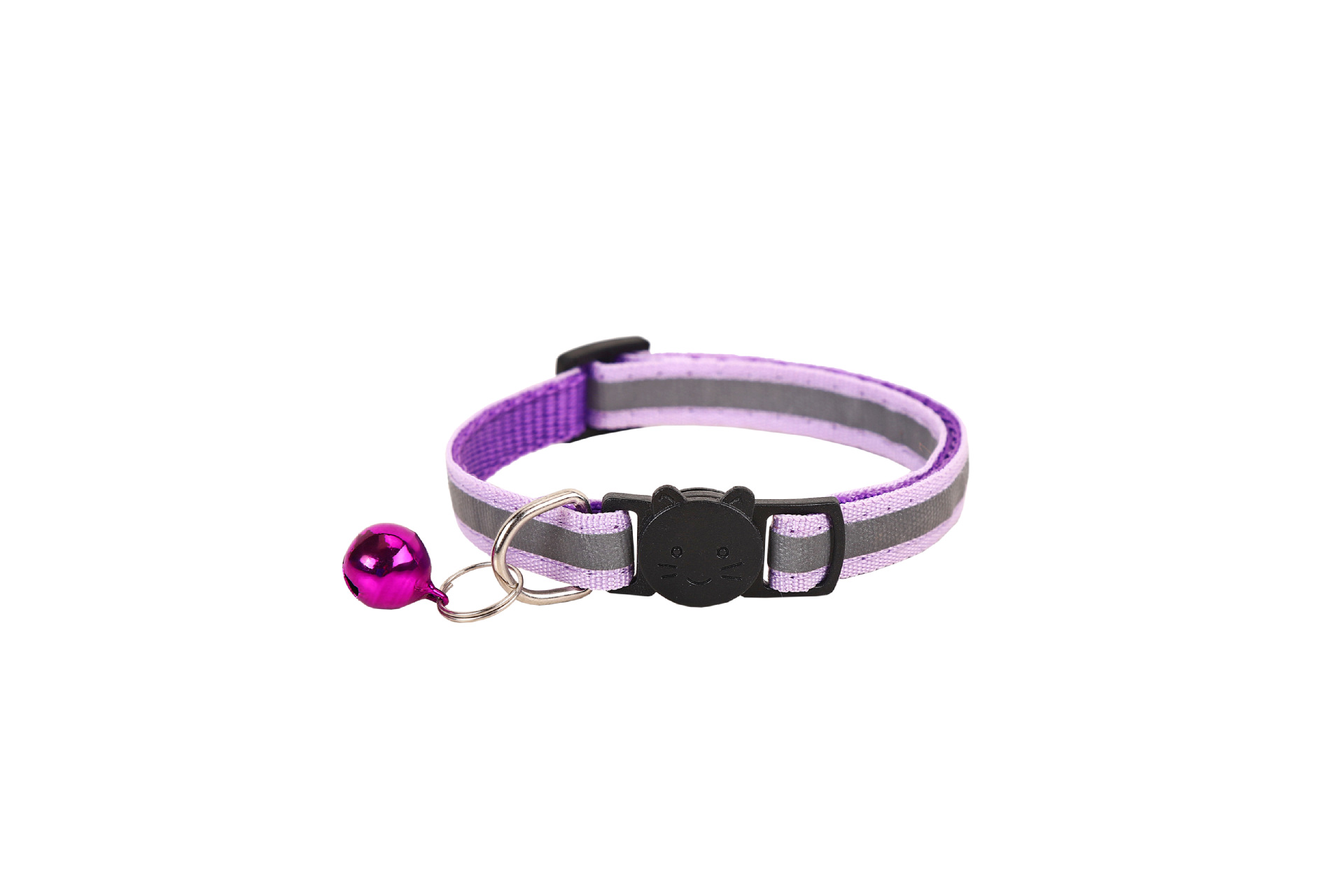 Nuevo collar de gato reflectante Airtag con campana localizador collar de silicona reflectante en stock