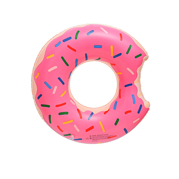 inflatable double-layer swimming ring