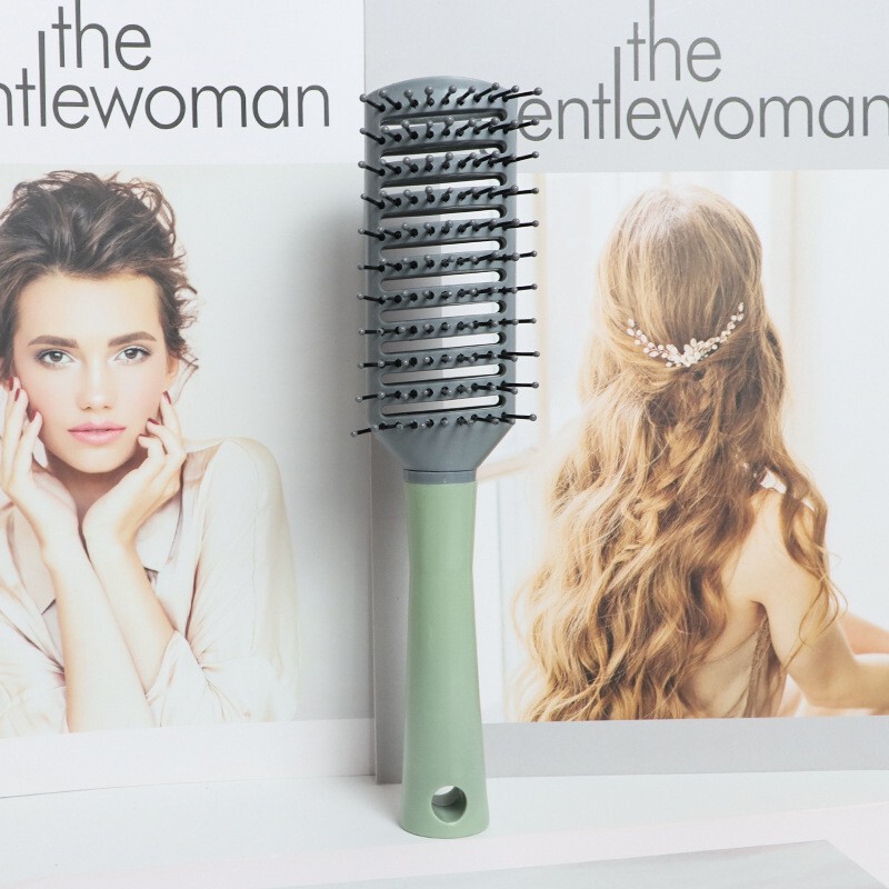 家庭用ヘアカーラーコーム、男女兼用エアクッションマッサージコーム、骨型コーム、インナーバウンドスタイリング、ヘアスタイリング用円筒型ローラーコーム|undefined