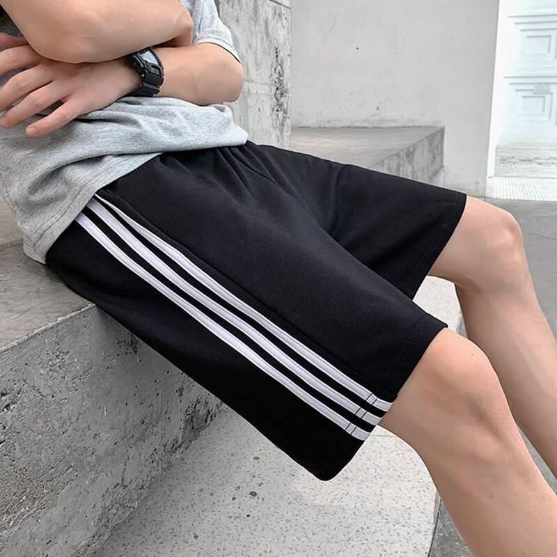 Summer New Shorts for Fitness Running Training Basketball Soccer Trendy Three-Bar Loose Casual Sports Shorts Summer New Shorts for Fitness Running Training Basketball Soccer Trendy Three-Bar Loose Casual Sports Shorts