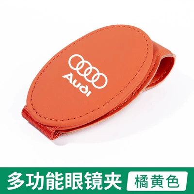holder Bill storage clip — Car Glasses Clip/Bill Clip - orange