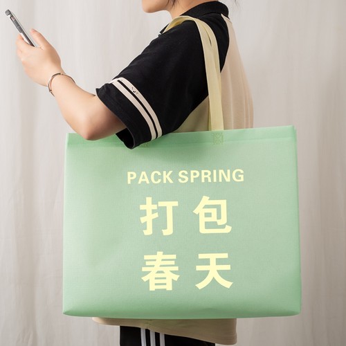 Thickened Internet celebrity three-dimensional non-woven bag women's clothing children's clothing clothing store handbag shopping mall shopping bag custom logo
