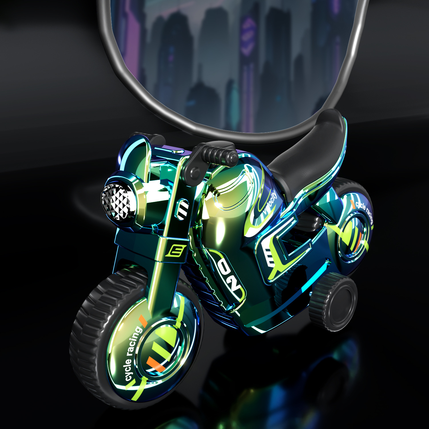 motocicleta infantil modelo de simulación de inercia locomotora juguetes luces y efectos de sonido juguetes deslizantes niños carro al por mayor