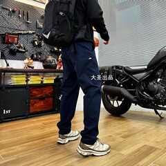 爆撃機! 春の新型男性のゆるいアウトドア防風防水レジャースポーツズボン