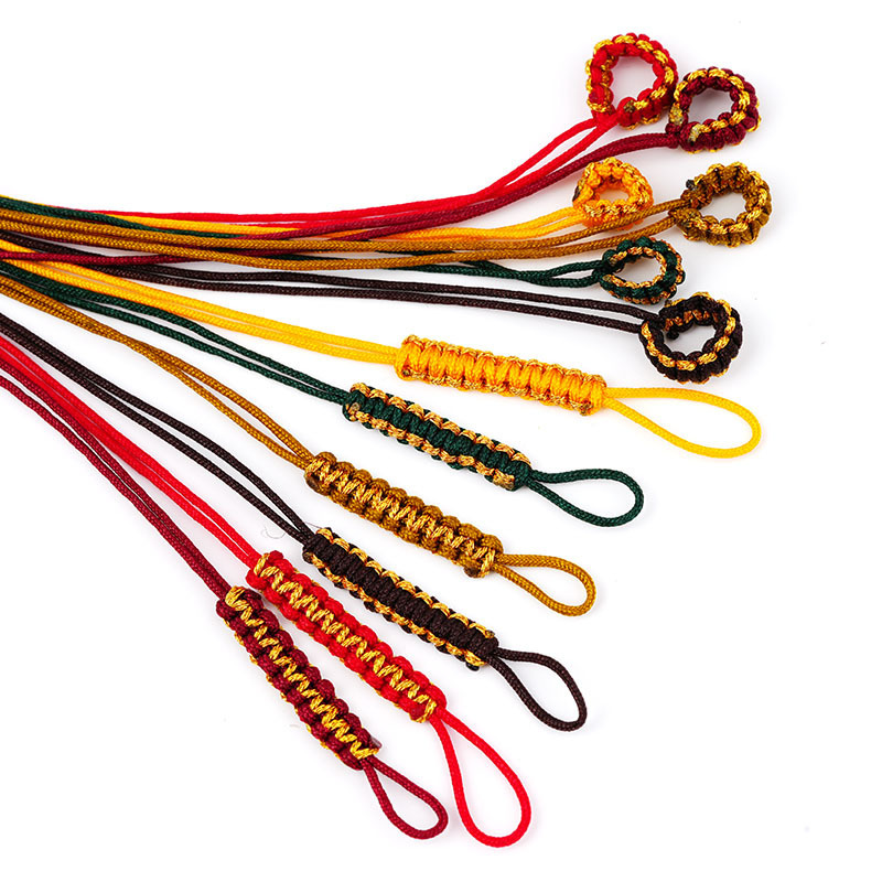 Gold Thread No. 72 Flat Knot Fake Pull Ring Pull Ring DIY Coil Jewelry Accessories Bracelet Necklace Pull Ring Pull Ring