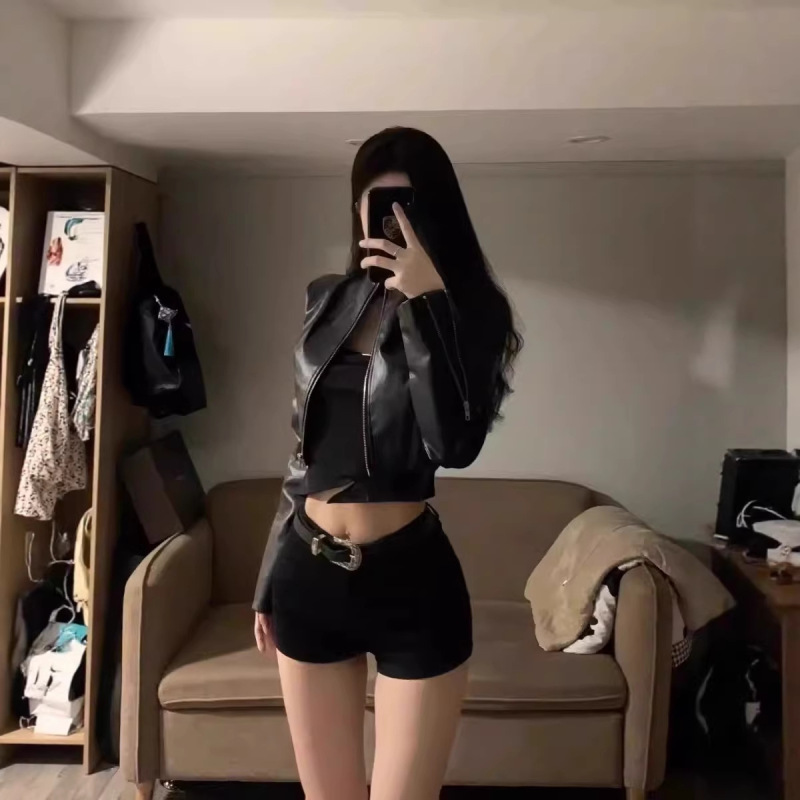 Cross-Border Hot Girl American Y2K Millennium Style A-Line Hot Pants for Women, Retro Low-Waist Slim Fit, Hip-Lifting Denim Super Short Shorts