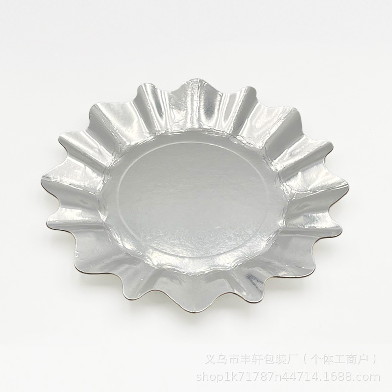 1200g bandeja de papel desechable polygonal bandeja de papel bandeja de picnic bandeja de fruta de pastel de boda de cumpleaños