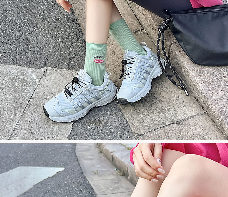 57g Weight Socks Classification Socks Lingerie Type Cotton Fabric Type A Pair Quantity Daily, Shopping Occasion Color Block Pattern All Seasons Season Women's Gender Sweet Style Women's Lady Sweet Color Block Cotton Crew Socks A Pair 3