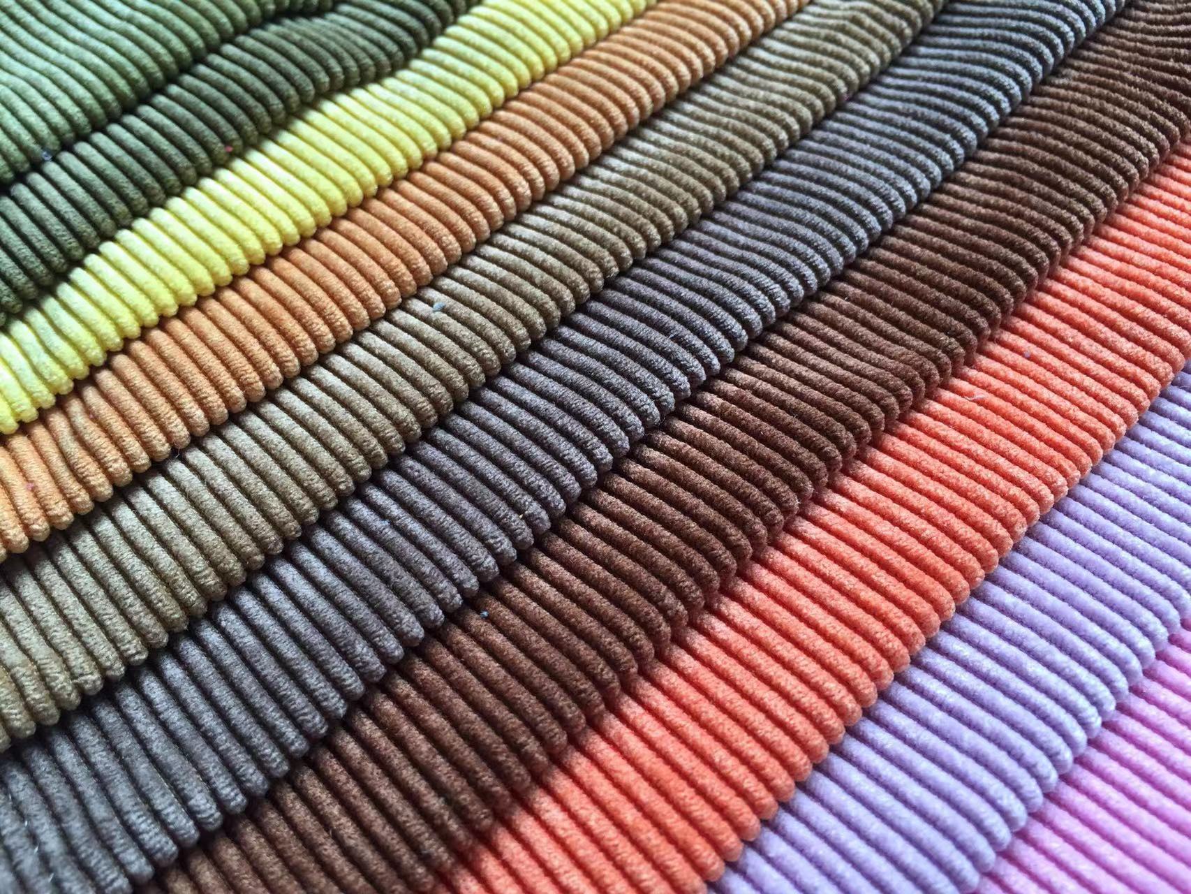 16条涤锦灯芯绒服装面料服装厂舒适面料吸水加工面料