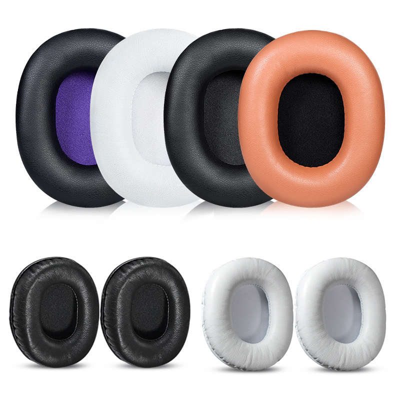 Aplicable hierro triángulo ATH-M50XM30XM40XM20X auricular cubierta esponja cubierta orejeras cabeza viga cubierta protectora orejeras