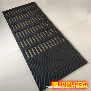 Rubber Sow Mat Positioning Stall Anti-Slip Mat Piglet Mat Pig Stall Nursery Mat Special Mat Sow Mat Thermal Insulation and Wear-Resistant