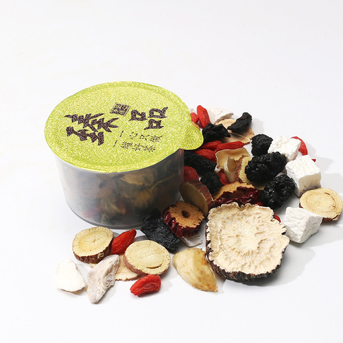 Male flower ginseng, wolfberry tea, maca and polygonatum, mulberry, eucommia and male flower tea combination, ginseng, maca and polygonatum health tea