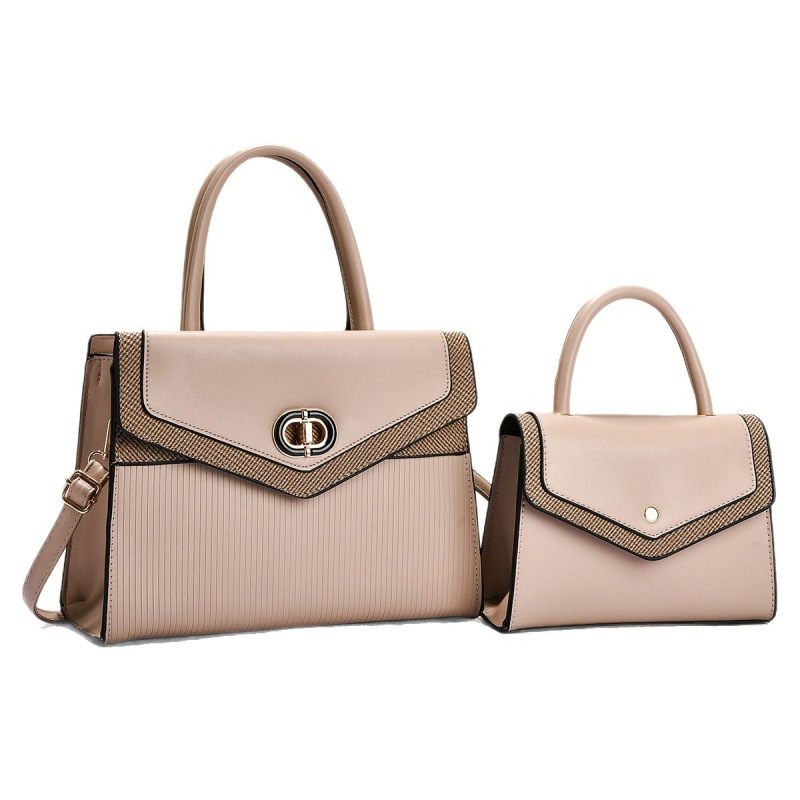 Dos paquetes de bolsos para niños 2025 otoño nuevo bolso de mano textura de moda versátil mochila de hombro transfronteriza ba