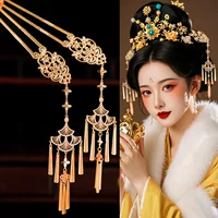Древний стиль ханьского костюма для волос Национальный стиль cheongsam придворный головной убор Дуньхуан Костюмы для волос
