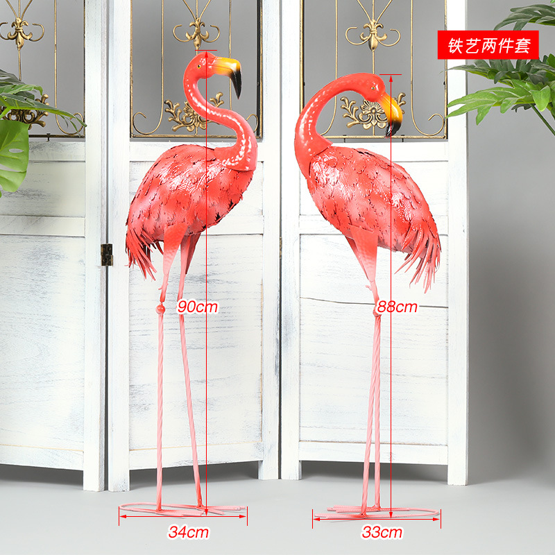 Flamingo rojo de dos piezas
