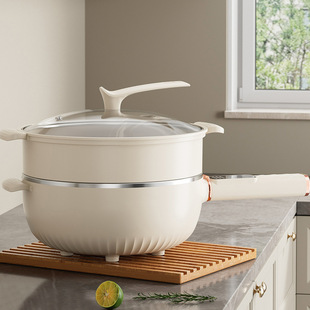 Cooking Inner Pot Honeycomb 304 Steaming Smart High-Power All-In-One Pot Household Non-Stick Electric Hot Pot Electric Wok Small