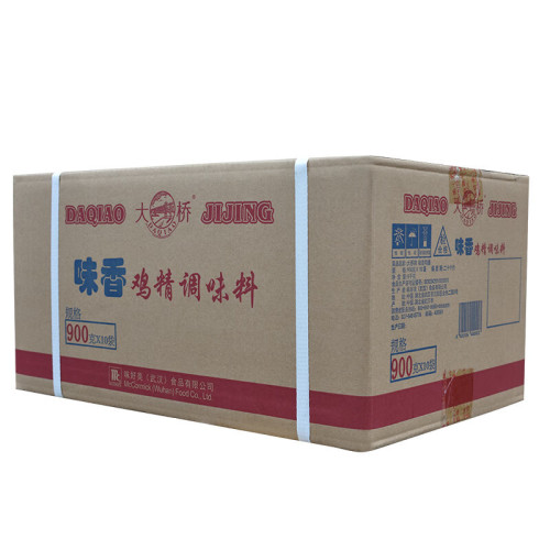 Bridge Flavor Chicken Essence Full Box Wholesale 900g*10 Bags BBQ Catering Chicken Powder Stir-Fry Cooking Special Purpose Can Be Wholesale