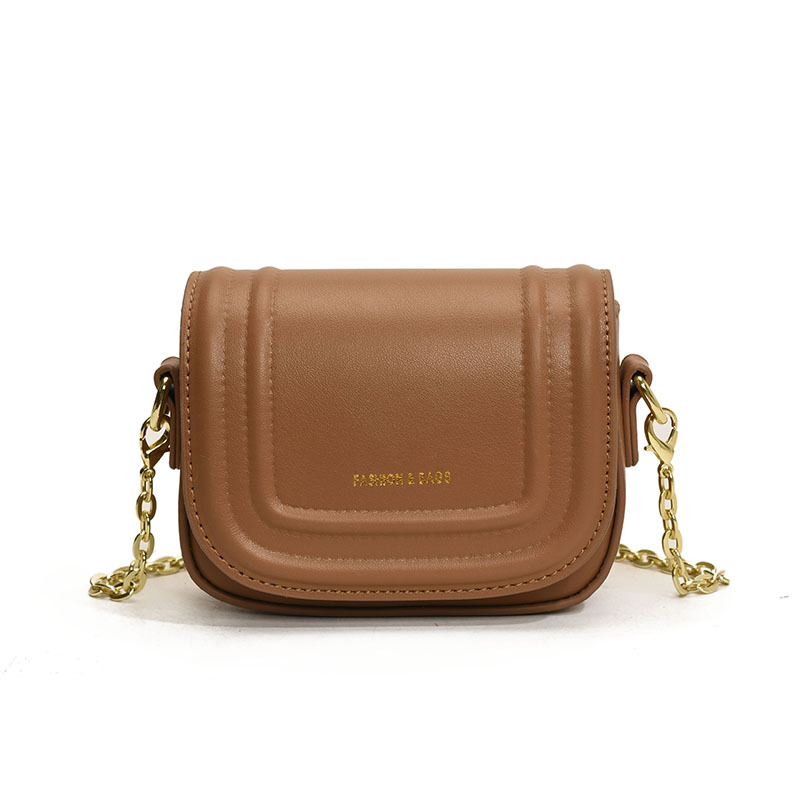 Bolsa de hombro de la cadena de moda coreana para niñas de color sólido mini mochila para bebés 2025 nuevo bolso para niños de comercio exterior
