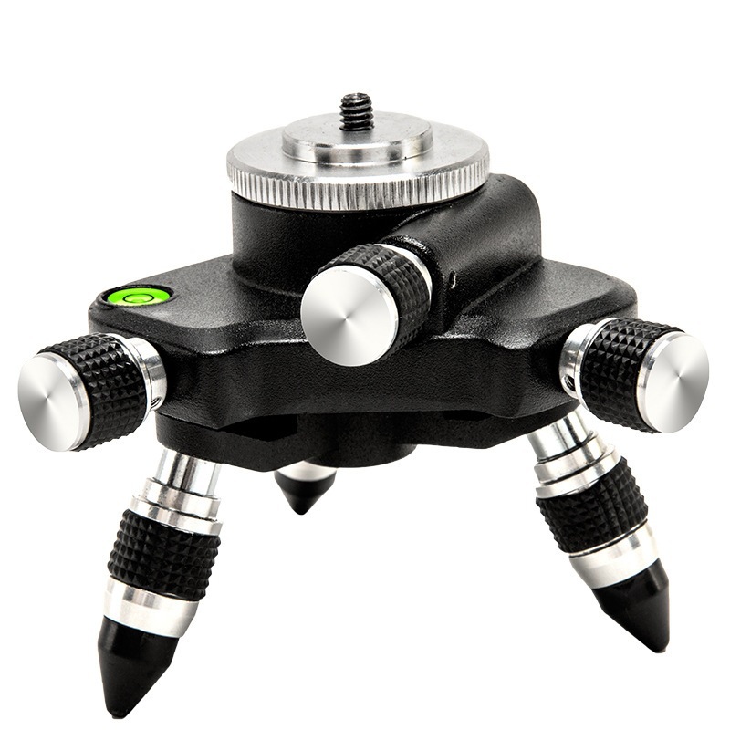 8-LINE 12-Line 16-Line Nivel de instrumento etiqueta de la pared delantera y trasera izquierda y derecha de ajuste fino de aleación de aluminio recubierto de base sólida y giratoria