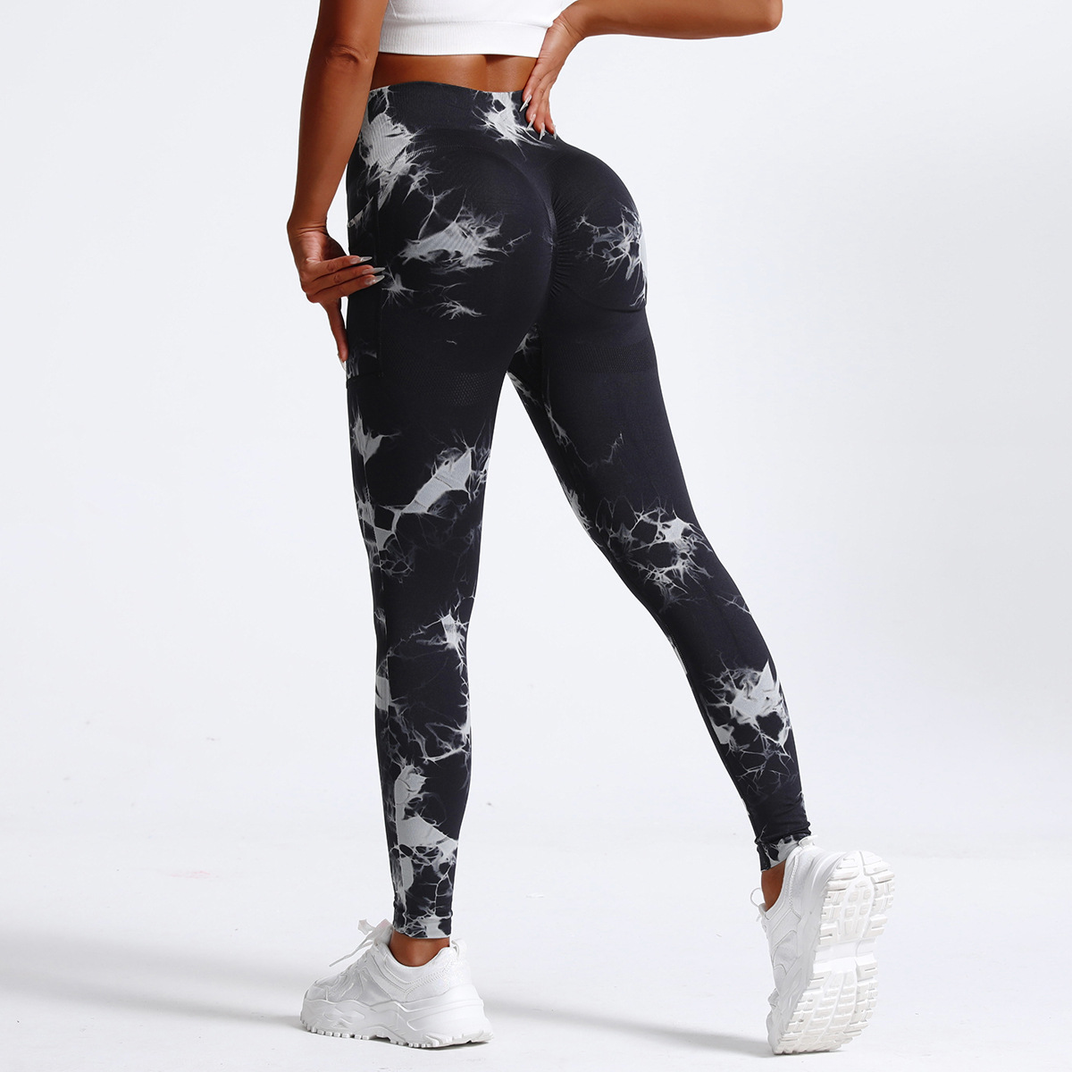 Tie - Dye en blanco y negro