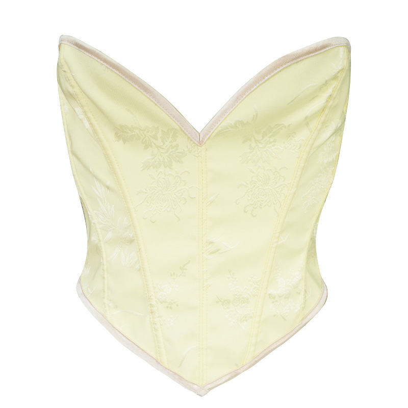 Nuevo corte transfronterizo abdominal retraído chaqueta soporte de pecho cintura exterior para usar el pecho