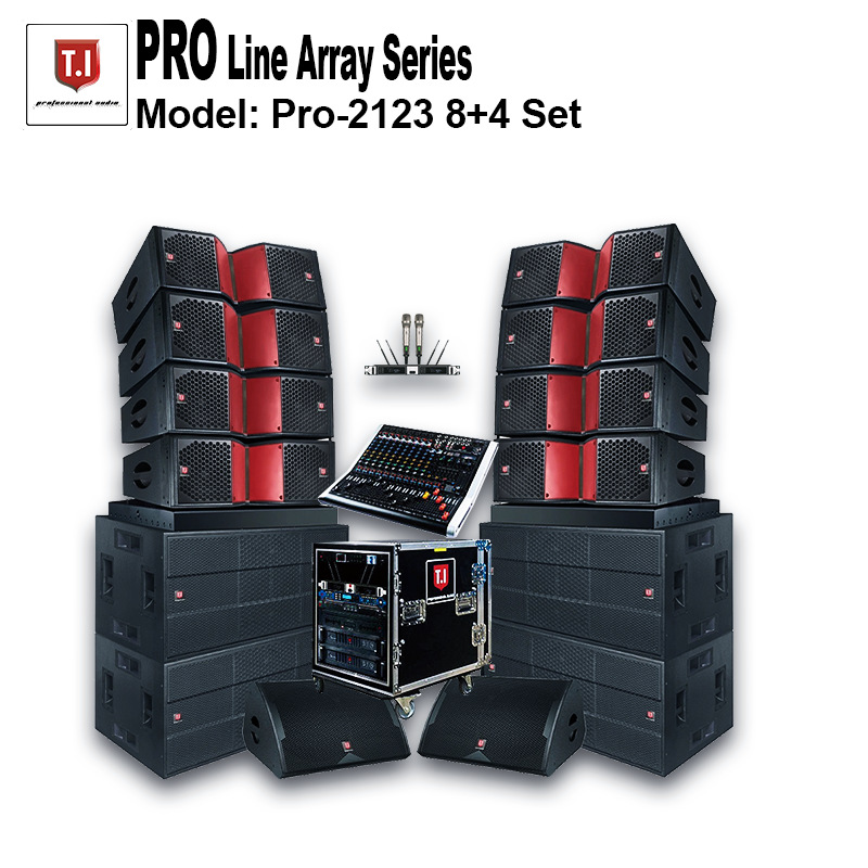 大功率双12寸2通道防水专业音响系统 舞台酒吧线阵设备工厂直销